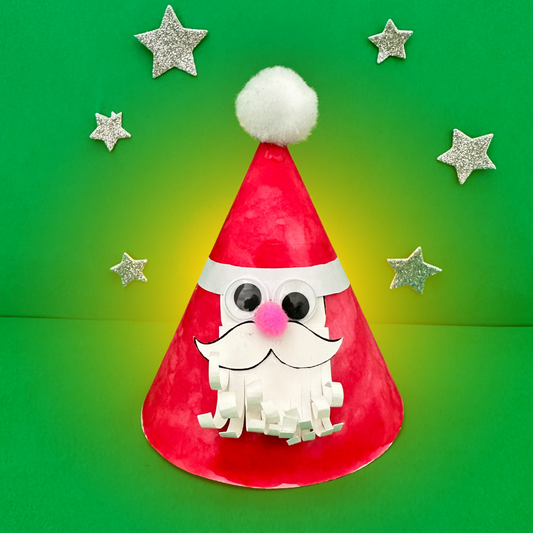 Santa Cone Printable