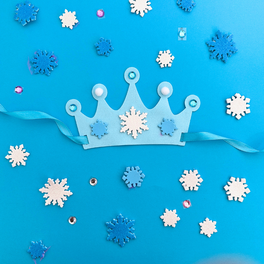 Snow Princess Felt Tiara (Bulk Craft)