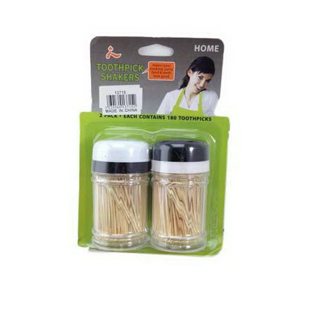 Wooden Toothpicks with shaker 360pcs