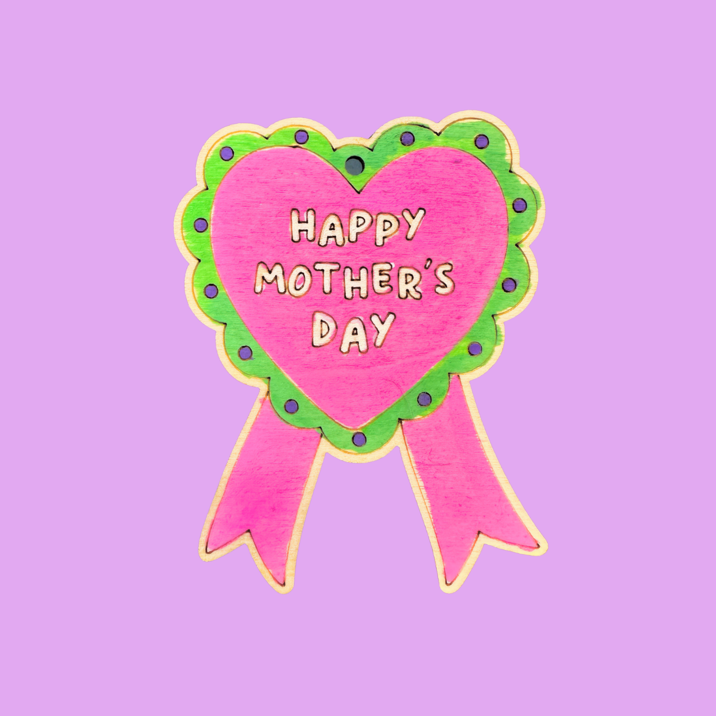 Set of 10 - Happy Mother's Day Heart