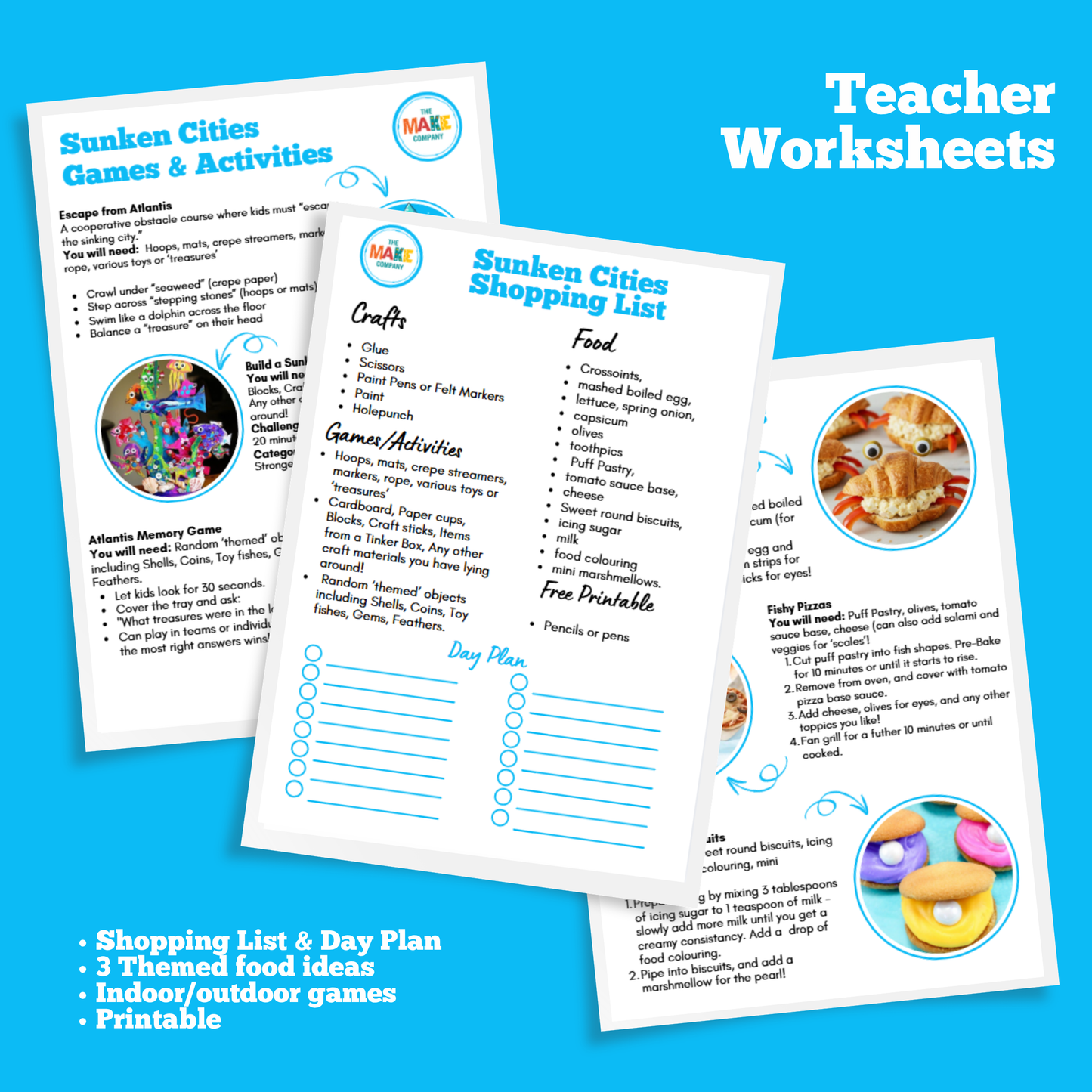 Sunken Cities Full Day Group Activity Pack