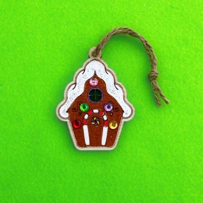 Set of 10 Christmas Village House Decoration