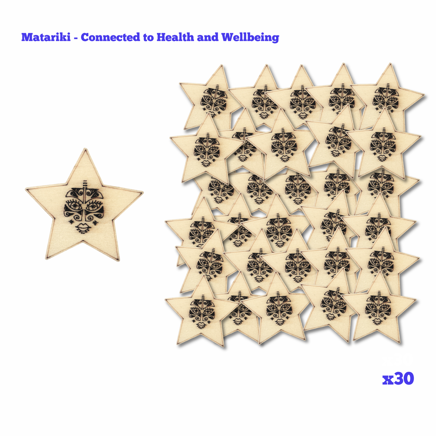 Mini Individual Matariki Star Packs