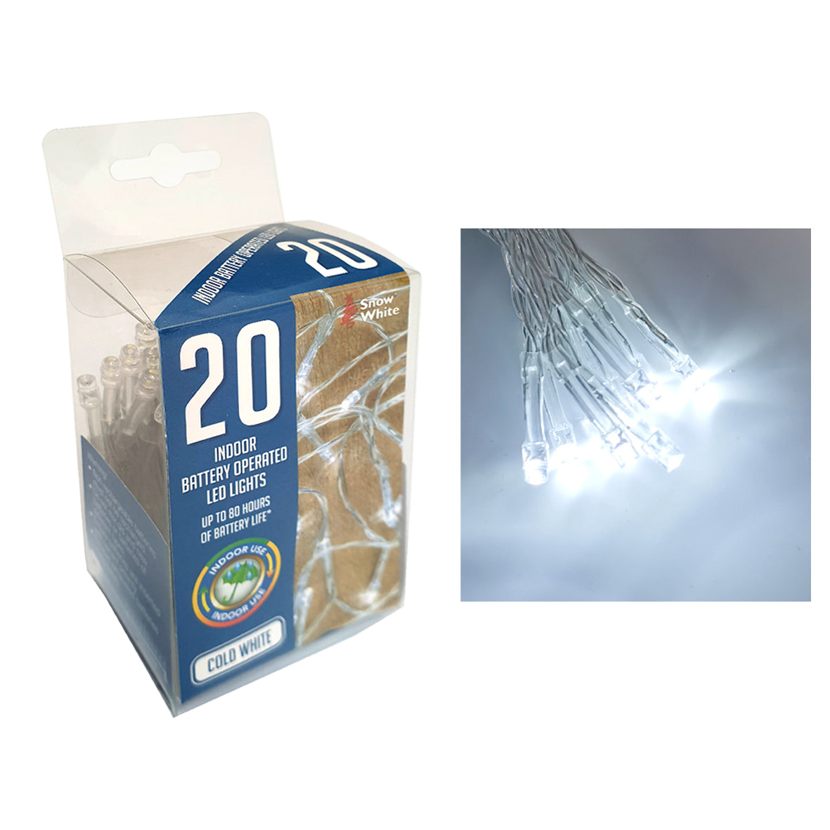 LED 20 White String Lights – The Make Company
