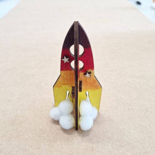 Wooden Rocket Craft (Bulk)