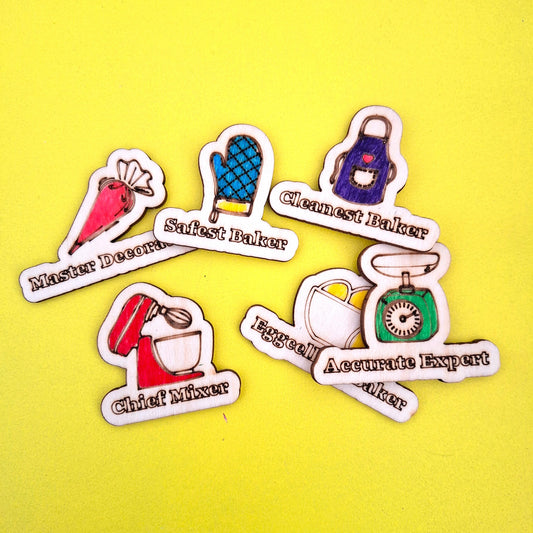 Baker Badges (bulk craft)