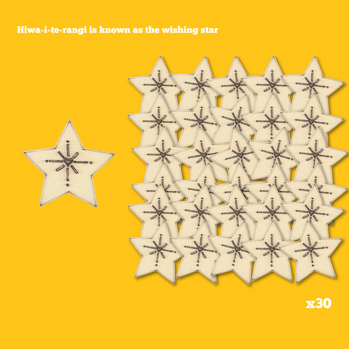 Mini Individual Matariki Star Packs