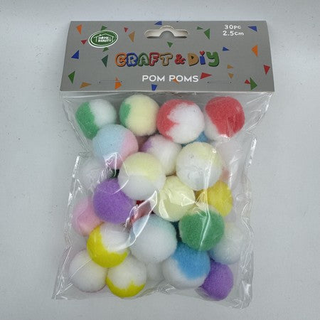 Pom Poms Two Tone - 2.5cm