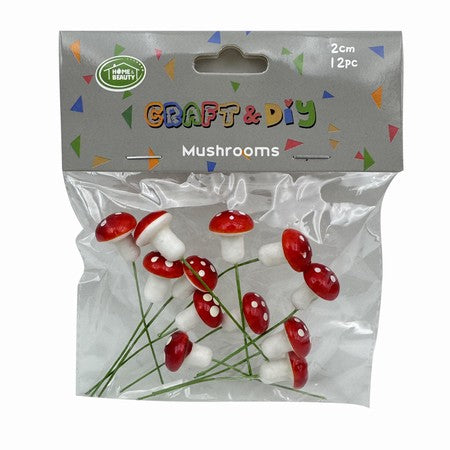 Craft Mushroom 12pc (2cm)