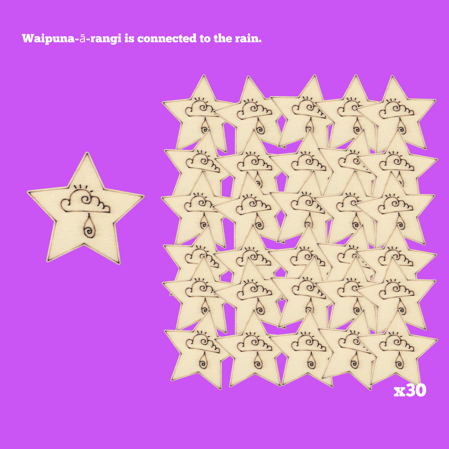 Mini Individual Matariki Star Packs