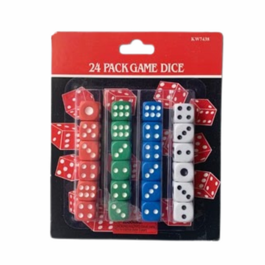 24 Pack of Game Dice