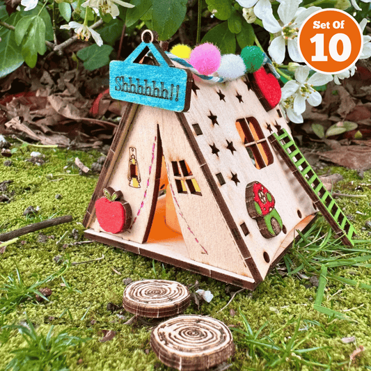 Set of 10 - Mini Tent Nightlight