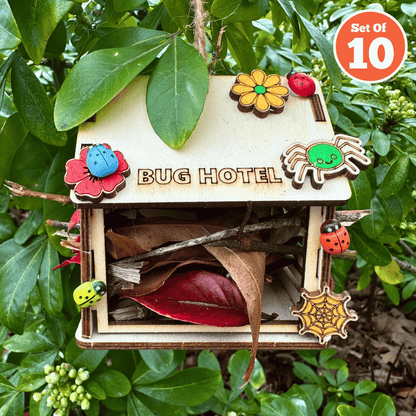 Set of 10 - Mini Bug Hotel