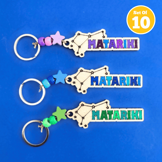 Set of 10 - Matariki Keyring
