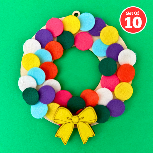 Whimsical Mini Christmas Wreath
