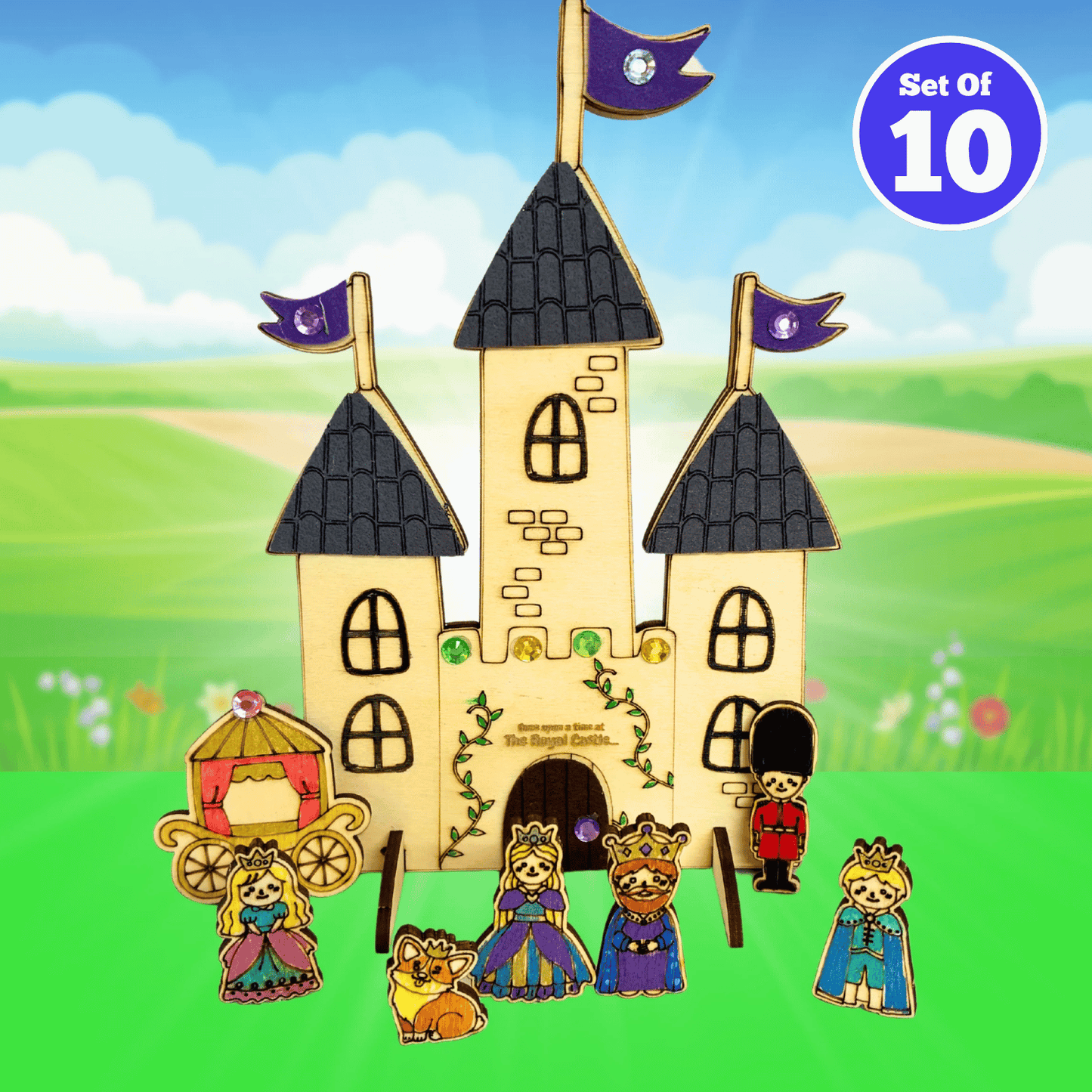 Set of 10 - Royal Castle Puzzle