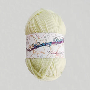 Ivory Cream/Light Yellow Yarn 100g
