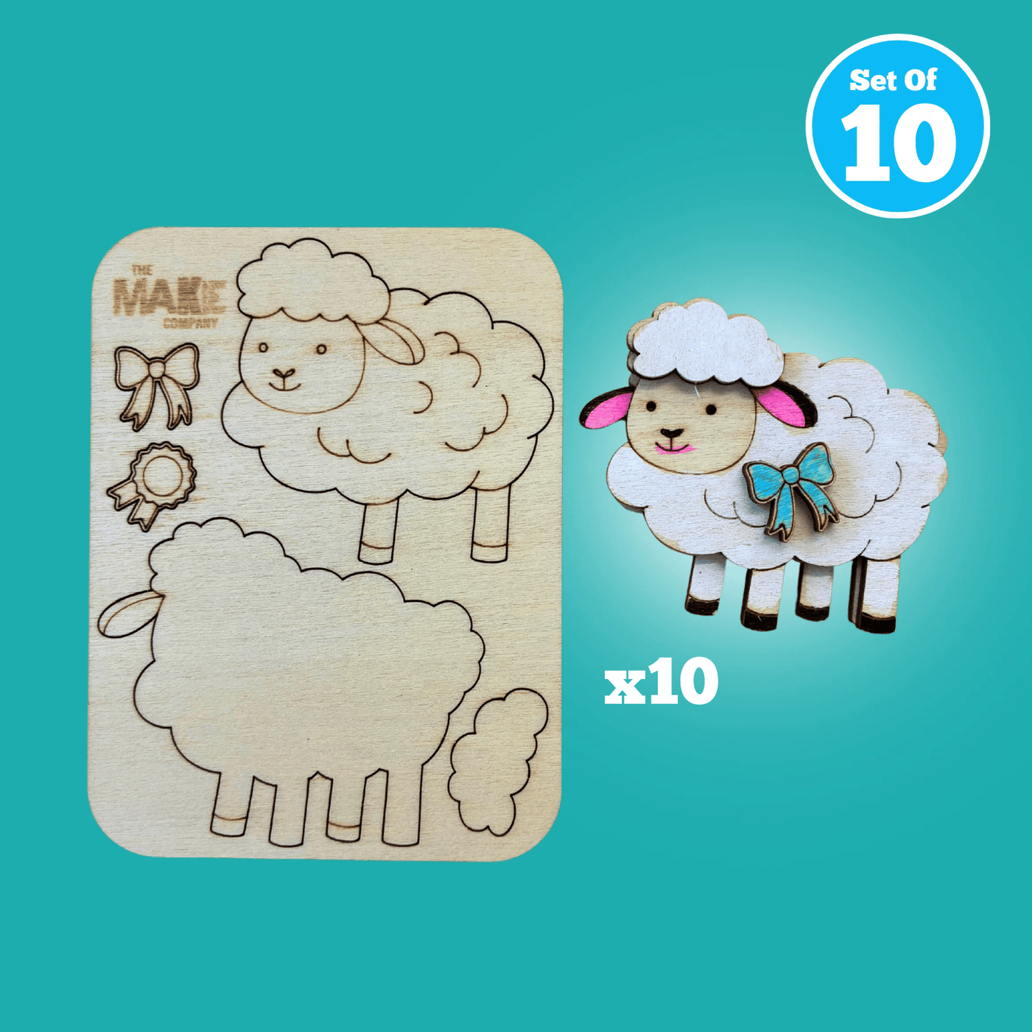 Set of 10 - Oakmeadow Sheep