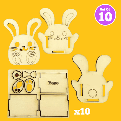 Set of 10 - Bunny Basket