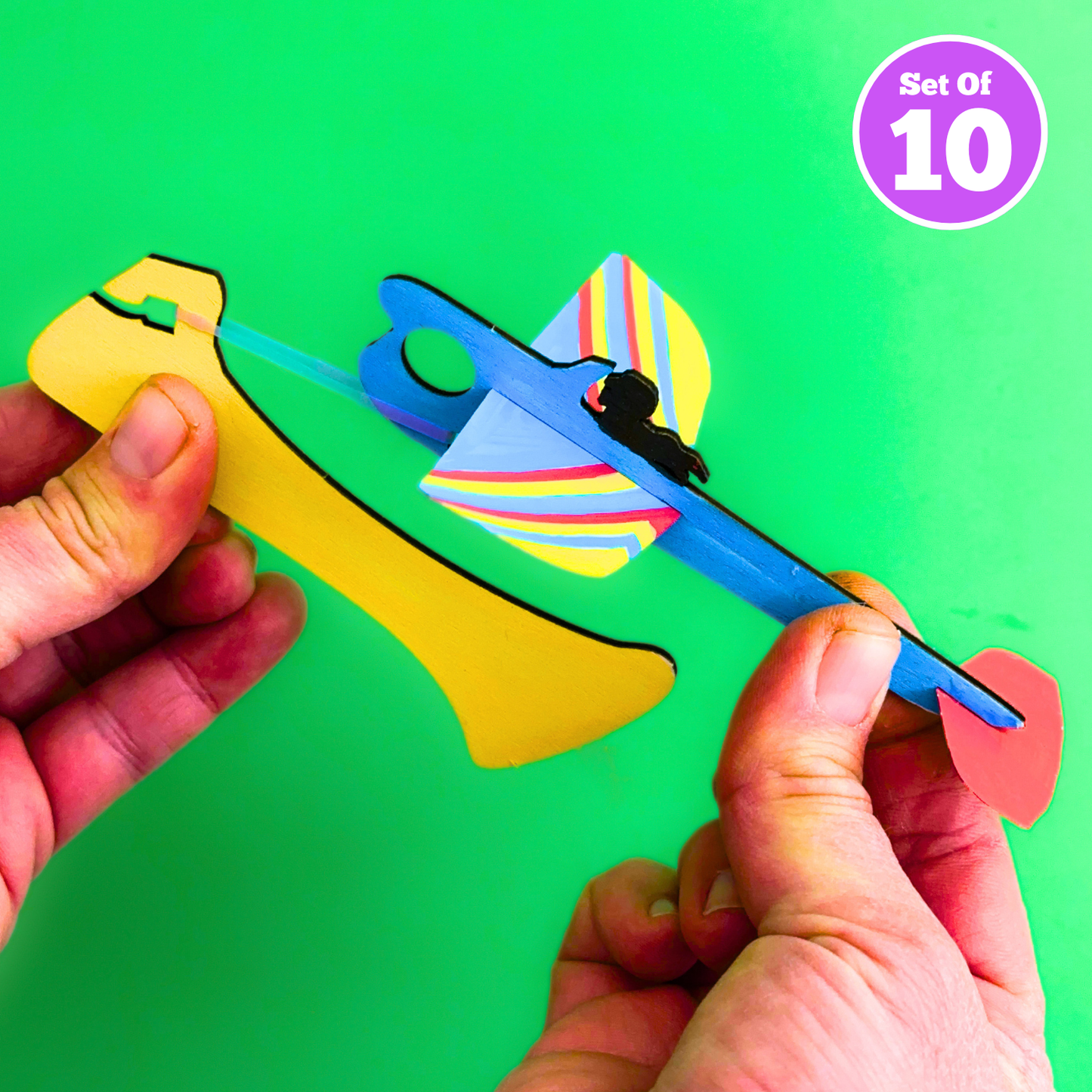 Set of 10 - Mini Glider Plane