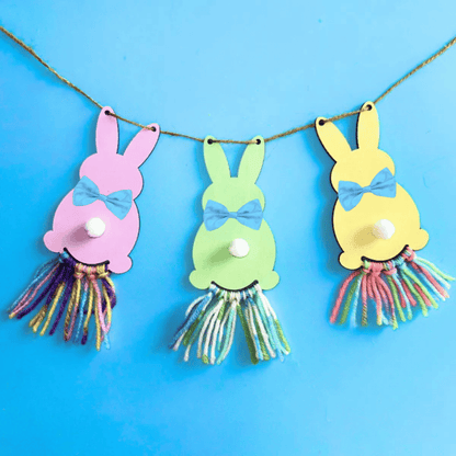 Set of 10 - Macrame Bunny