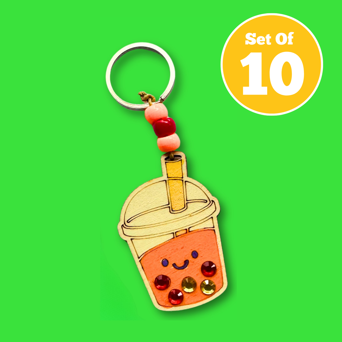 Set of 10 - Bobo Tea Bag Charms
