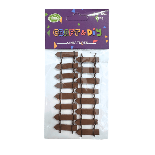 SALE - Coloured Mini Picket Fence 2pc