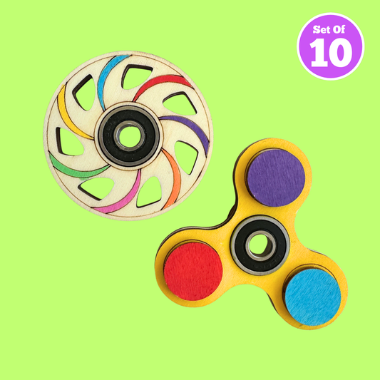 Set of 10 - DIY Fidget Spinner