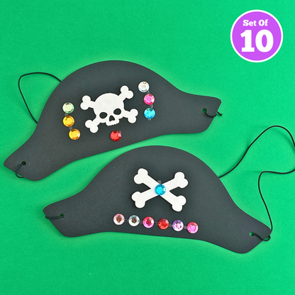 Set of 10 Pirate Hat