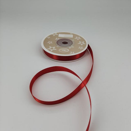 1cm Bright Red Ribbon