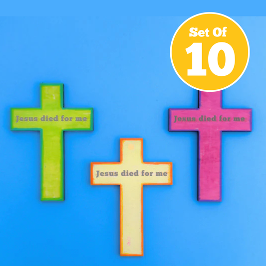 Set of 10 - Cross Magnet