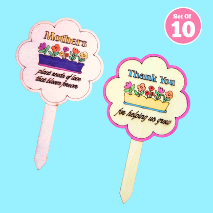 Set of 10 - Plant Signs