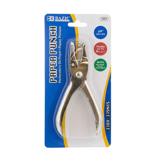 Single Hole Paper Punch