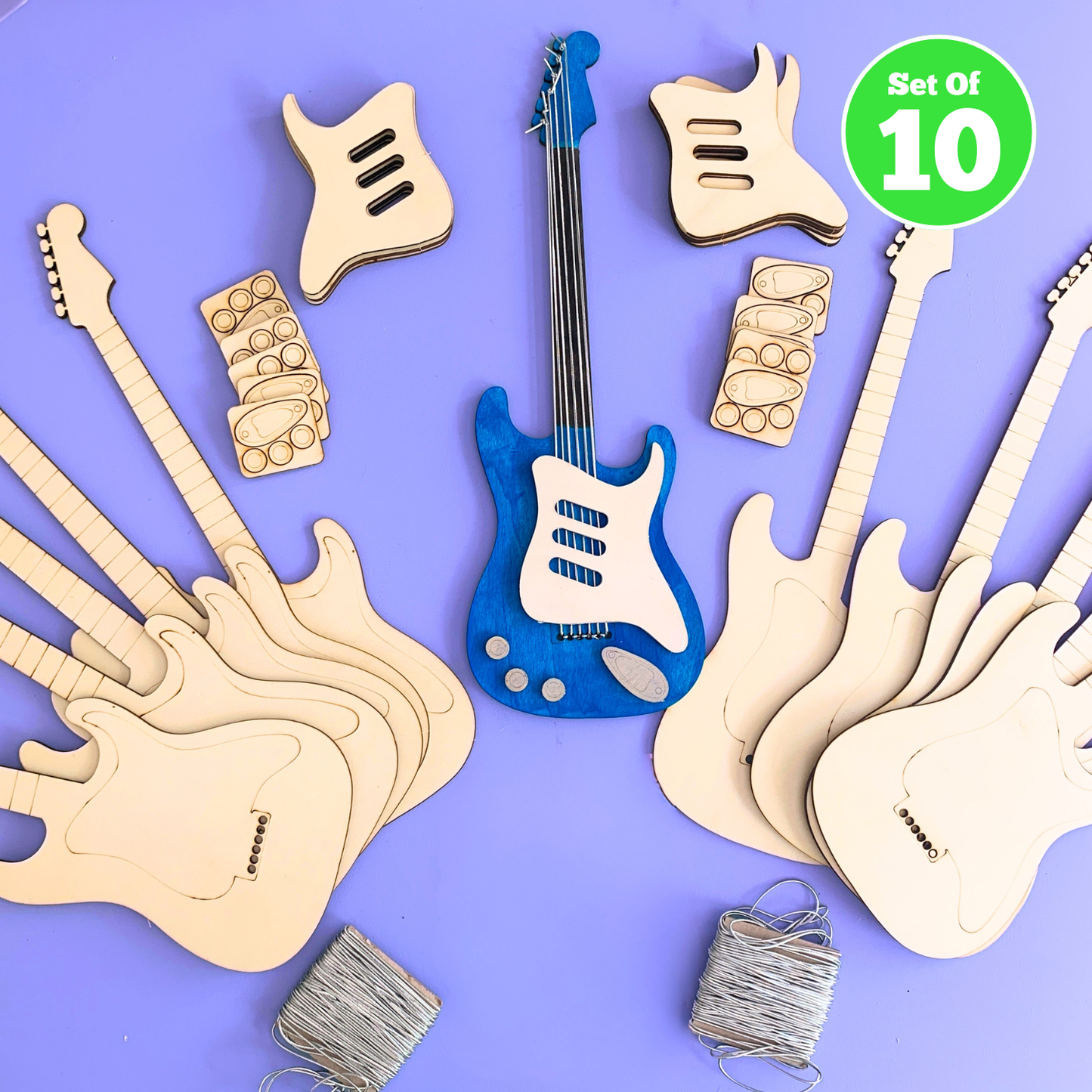 Set of 10 - Air Guitar