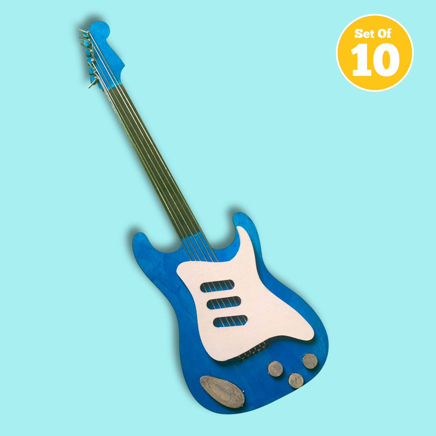 Set of 10 - Air Guitar