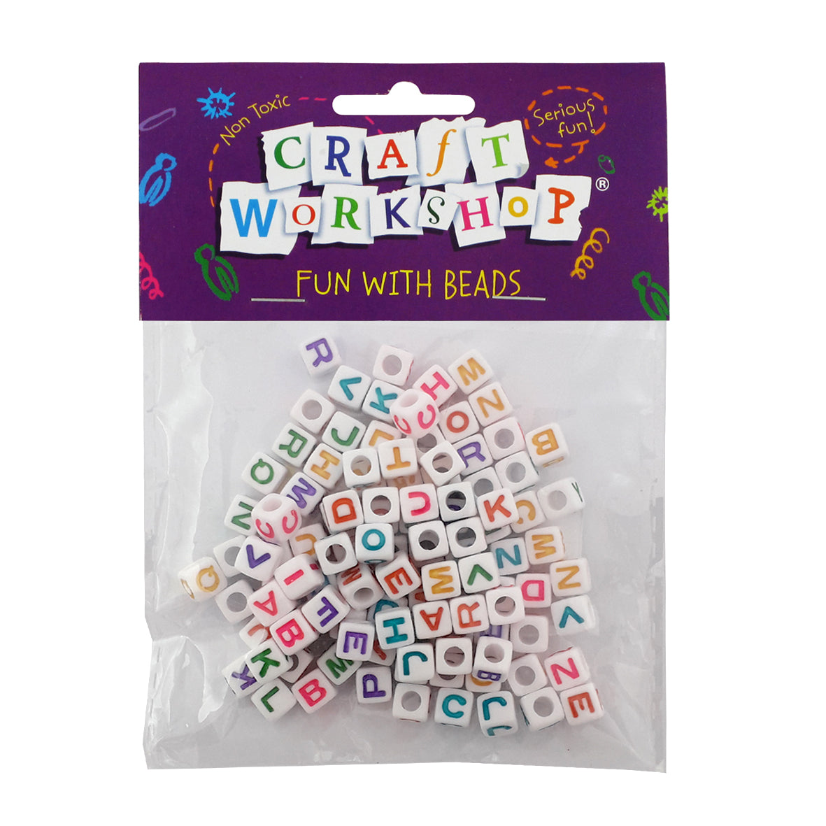 Alphabet Beads Square