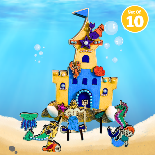 Set of 10 - Atlantis Castle Puzzle