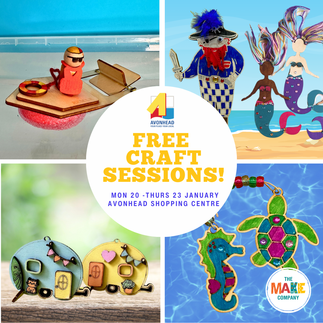 FREE School Holiday Crafting Fun at Avonhead Shopping Centre!