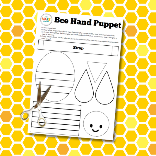 Bee Puppet - Free Printable