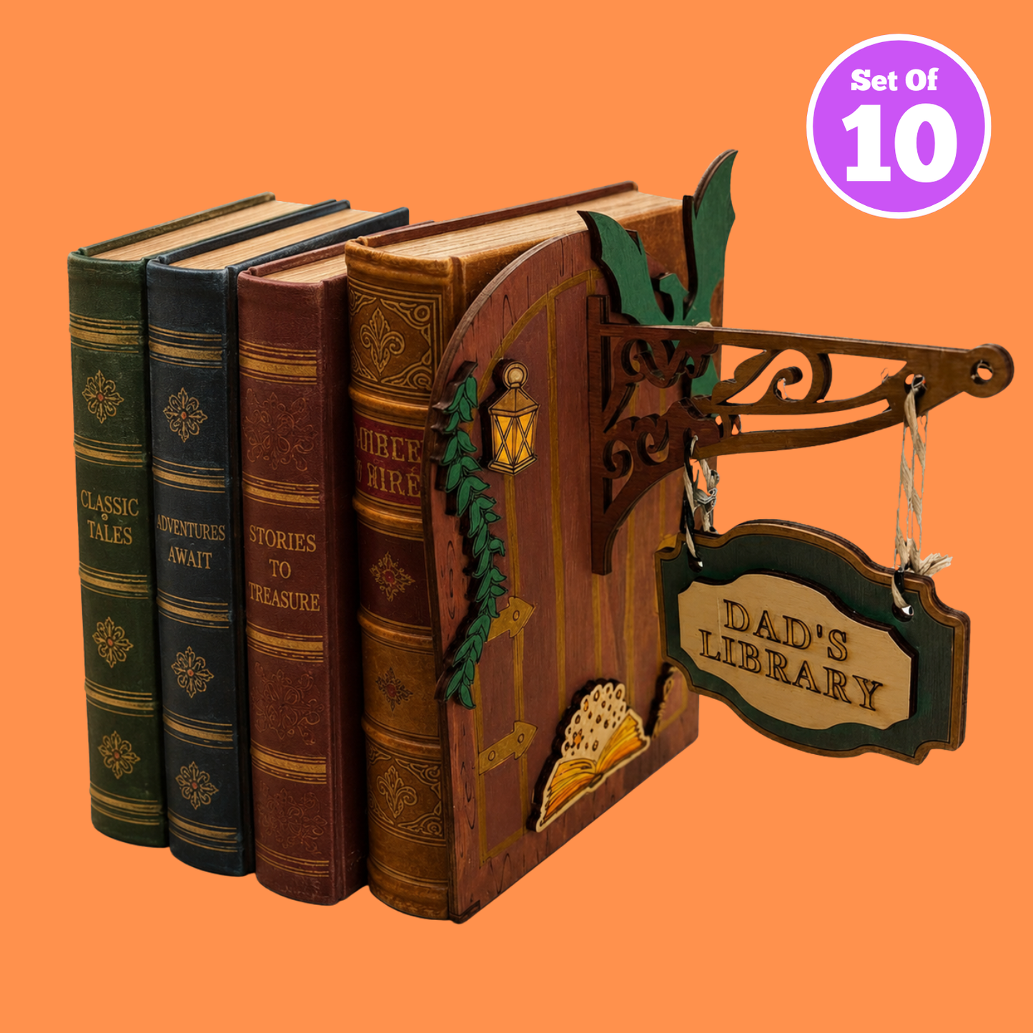 Set of 10 - Book Stand