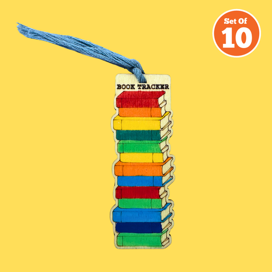 Set of 10 - Book Tracker Book Mark