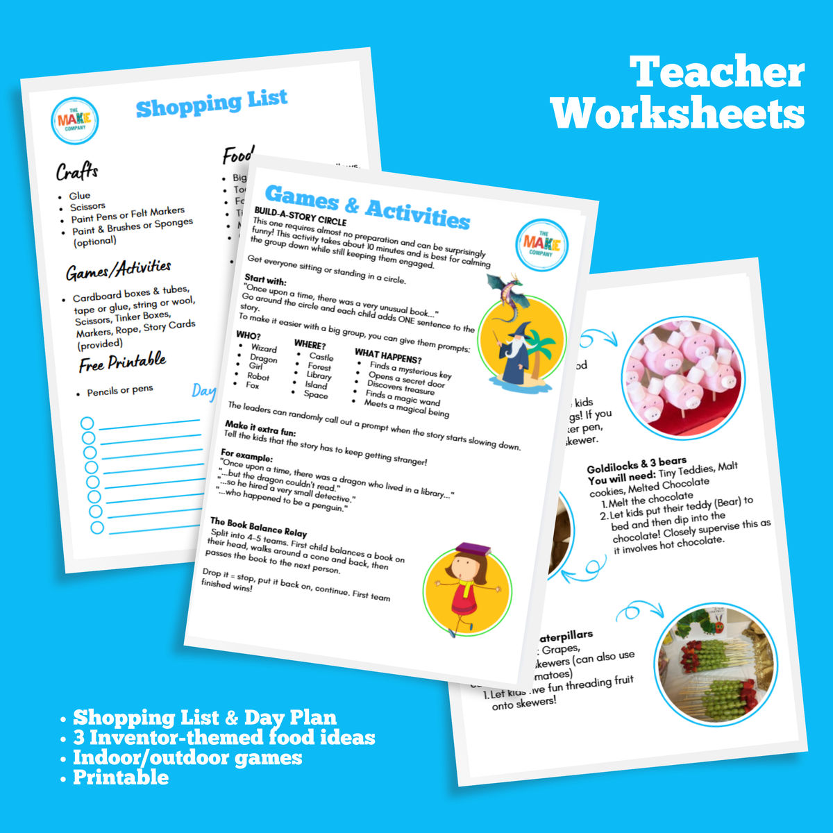 Booked for Adventure Full Day Activity Pack