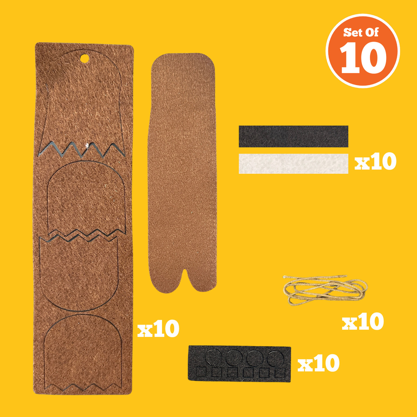 Set of 10 - Bookie Wookie Bookmark
