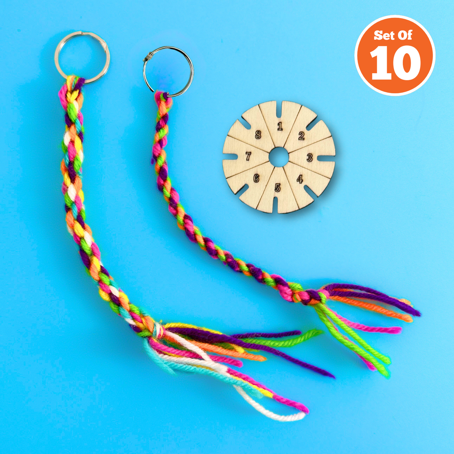 Set of 10 - Braiding Wheel