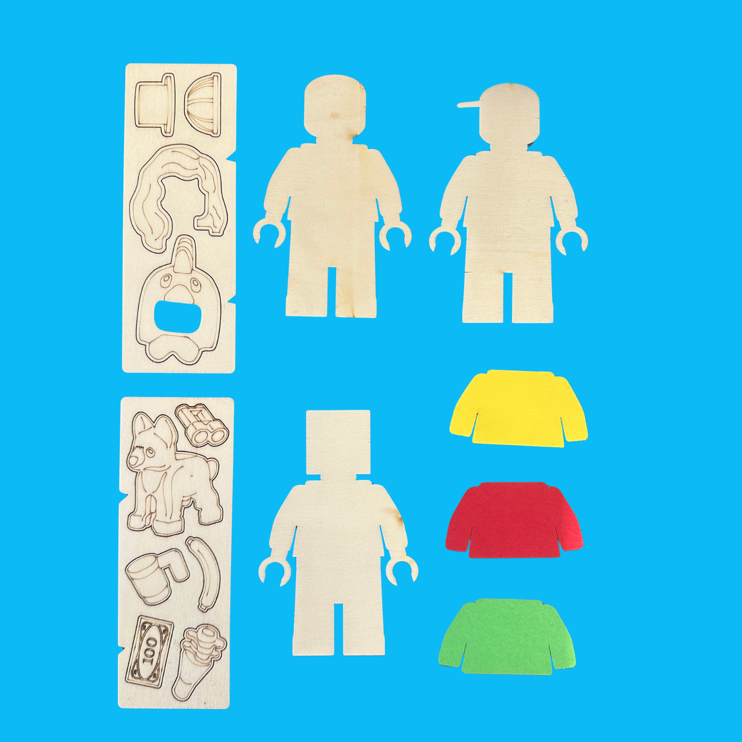 SALE - Builder People (Set of 3)