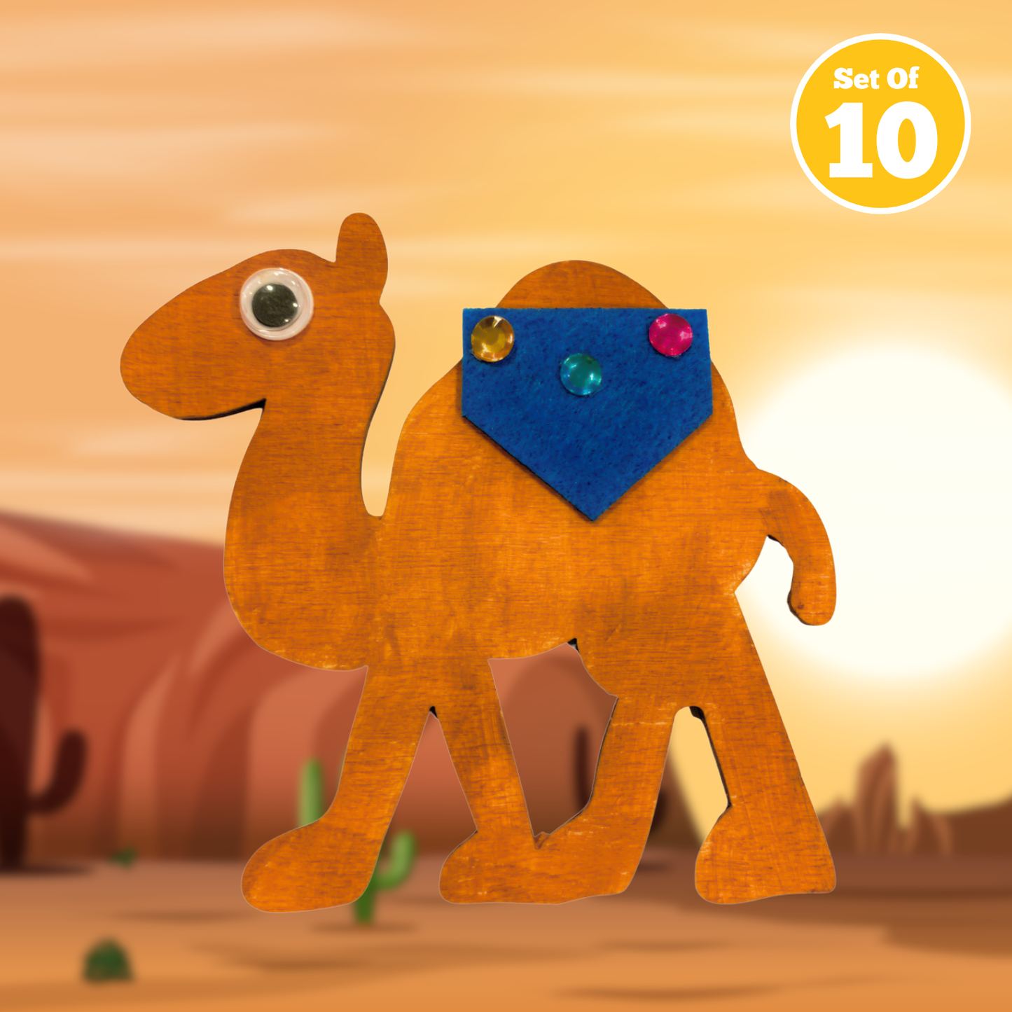 Set of 10 - Camel