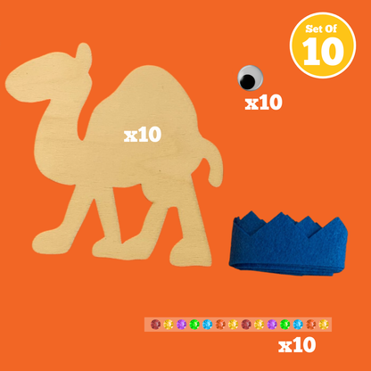 Set of 10 - Camel