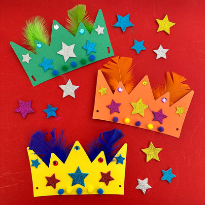 Set of 10 - Card Crowns