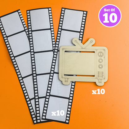 Set of 10 - Comic Strip TV