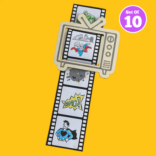 Set of 10 - Comic Strip TV
